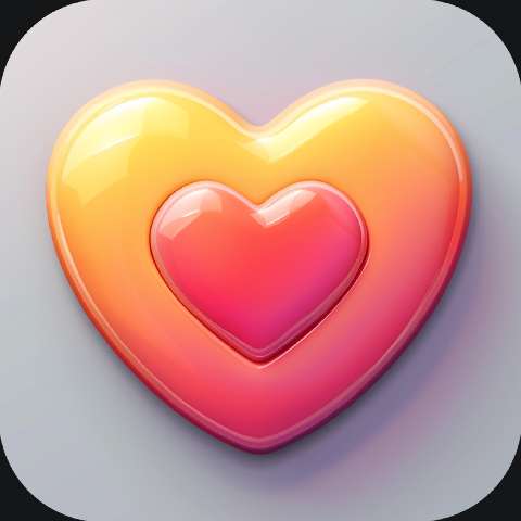 Preview for Double-heart-icon-3d-love-app-template-b5877