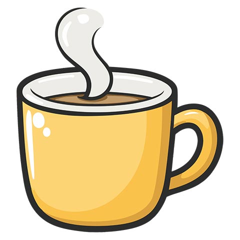 Preview for Steaming-coffee-mug-illustration-object-emoji-template-fc30b