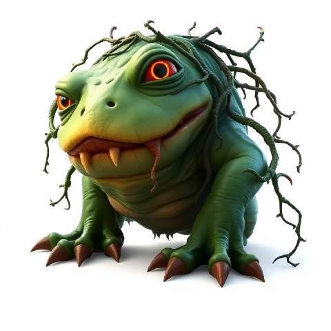 Preview for Fantasy-creature-art-green-monster-aimonsterstyle-template-d3f12