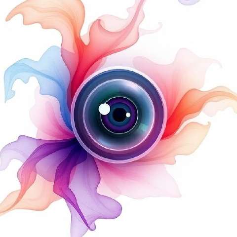 Preview for Vibrant-camera-lens-art-aiappiconstyle-template-51fc7