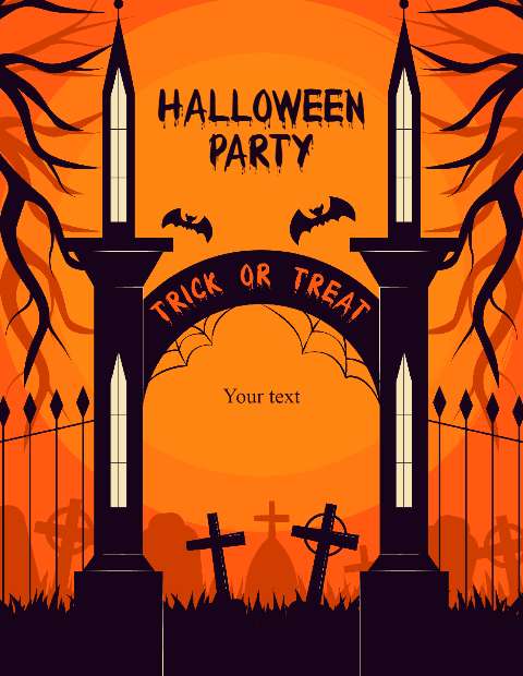 Preview for Halloween-party-invitation-template-halloween-flyer-33517