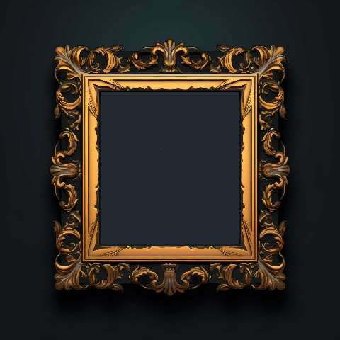 Preview for Ornate-golden-picture-frame-classic-frame-template-97913