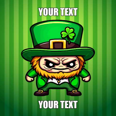 Preview for Angry-leprechaun-template-stpatmeme-24d0e