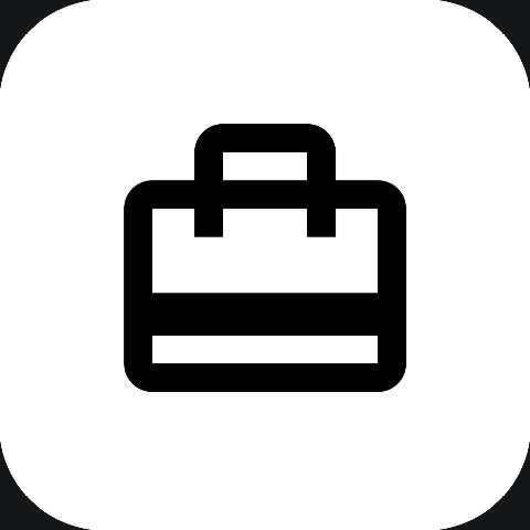 Preview for Simple-briefcase-icon-light-icon-template-2862e