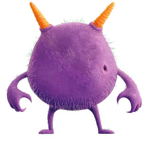 Preview for Purple-monster-character-design-whimsical-monster-template-c0294