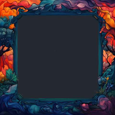 Preview for Vibrant-frame-design-template-colorful-frame-96432