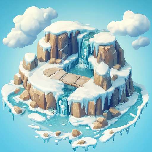 Preview for Frozen-island-oasis-frozen-tiny-template-b6202