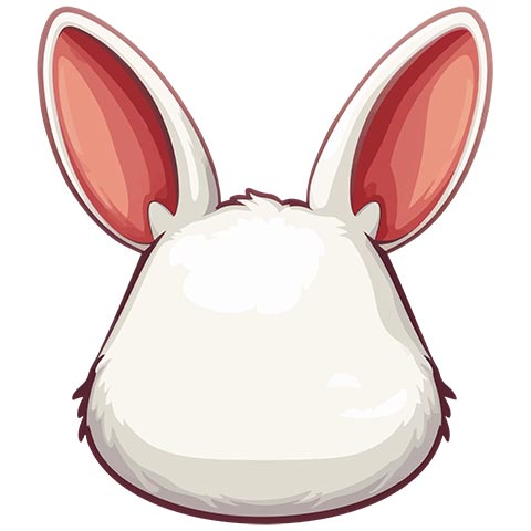 Preview for Cartoon-bunny-head-illustration-emoji-animal-template-918d1