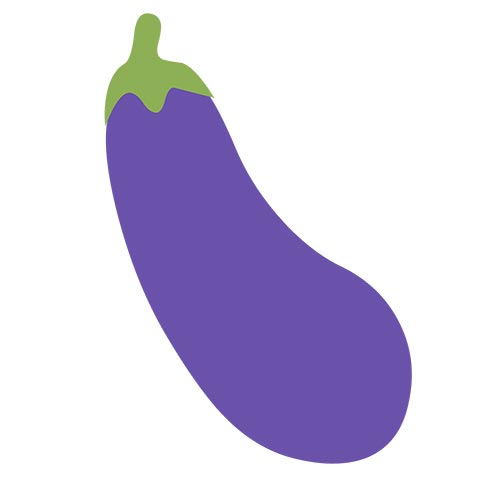 Preview for Purple-eggplant-illustration-object-emoji-template-24d44