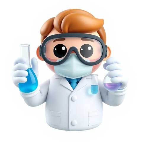 Preview for Cartoon-scientist-test-tubes-aiemojicharacters-template-baa82