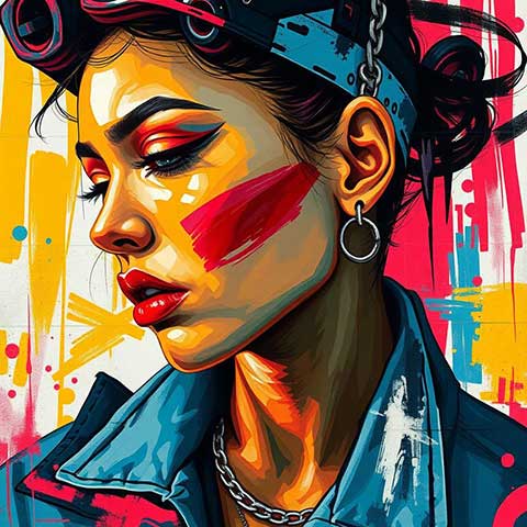 Preview for Street-art-portrait-illustration-aistylized-template-9392e