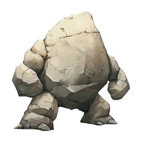 Preview for Rock-monster-illustration-elemental-monster-template-44995