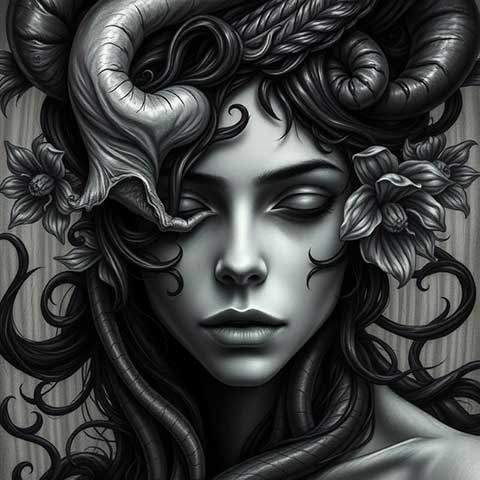 Preview for Medusa-portrait-art-aiunique-template-56835