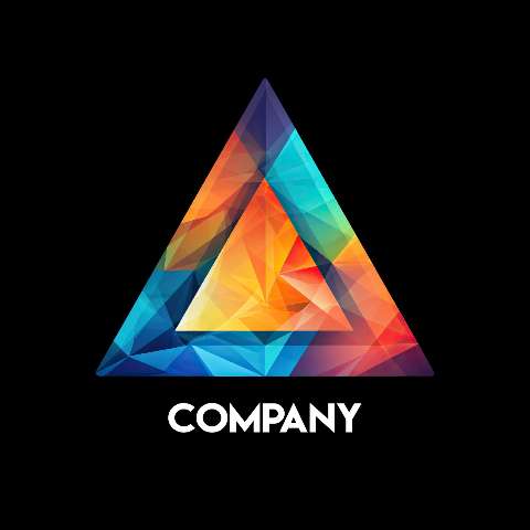 Preview for Colorful-triangle-logo-design-logo-colorful-template-4799d