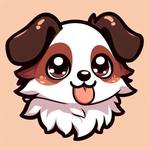 Preview for Cartoon Dog Illustration Design Template