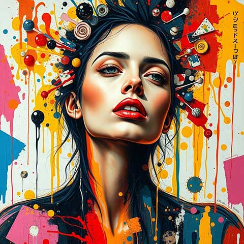 Preview for Pop-art-portrait-aiunique-template-8685f