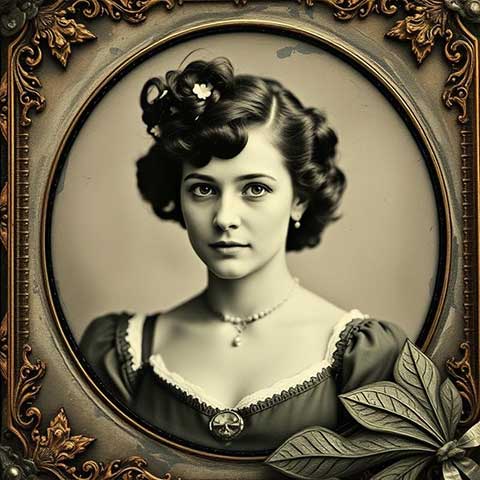 Preview for Vintage-woman-portrait-aiphotography-template-55df7
