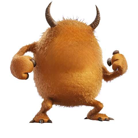 Preview for Furry Monster Character Design Template