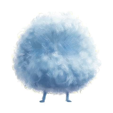 Preview for Fluffy-blue-creature-elemental-monster-template-e9be9