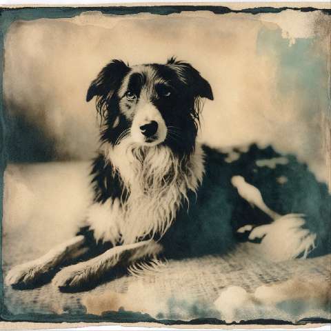 Preview for Vintage Dog Portrait Design Template