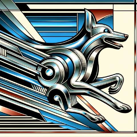 Preview for Stylized-canine-artwork-aiold-template-0026b