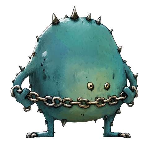 Preview for Spiky-creature-illustration-character-monster-template-1e147