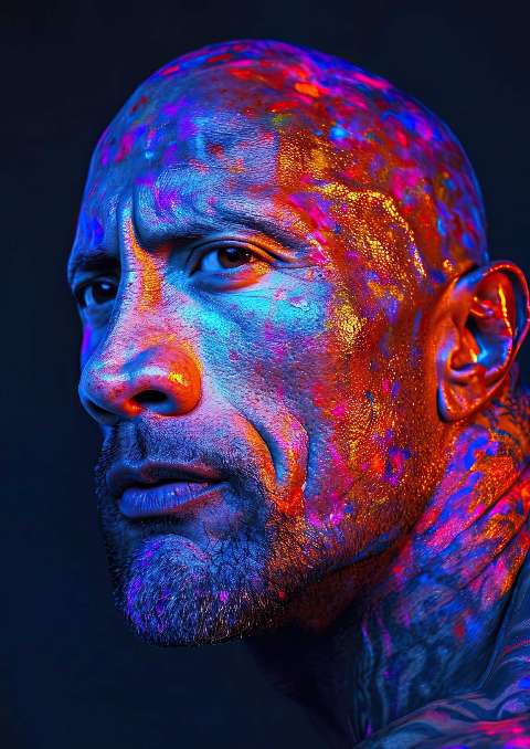 Preview for Neon-body-paint-art-celebrities-template-ac609