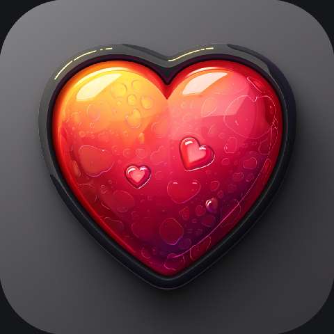 Preview for Red-heart-icon-design-love-app-template-e77de