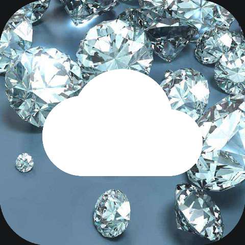 Preview for Cloud-storage-for-gems-diamond-icon-template-4d6c2