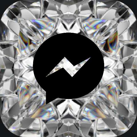 Preview for Messenger-app-icon-diamond-diamond-icon-template-bcf06