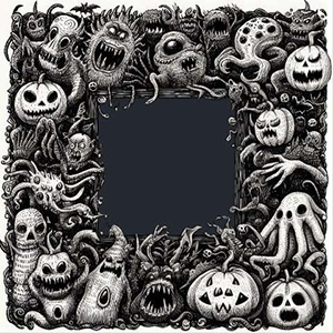 Preview for Halloween-monster-frame-halloween-frame-template-18ffb
