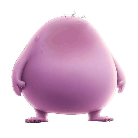 Preview for Purple-cartoon-character-smooth-monster-template-5ea97