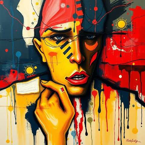 Preview for Abstract-dual-portrait-art-aiartstyle-template-5b959