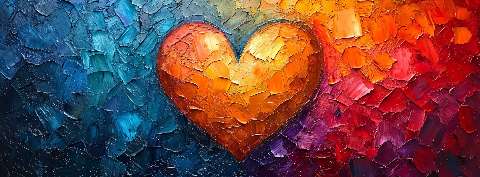 Preview for Vibrant-heart-artwork-valentines-facebook-template-43f24