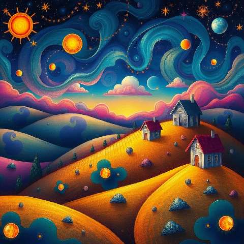 Preview for Surreal-landscape-with-houses-and-celestial-bodies-aifeatured-te-04182