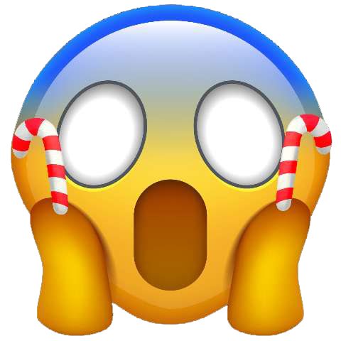 Preview for Shocked-emoji-face-candy-cane-emoji-holiday-template-a076e