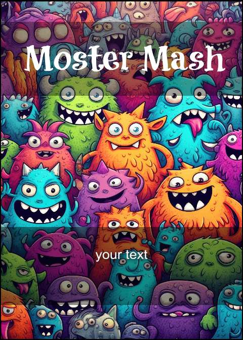 Preview for Monster-mash-cartoon-characters-halloween-flyer-template-2914f