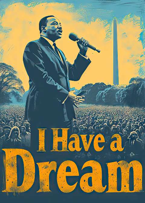 Preview for Martin Luther King Jr. Speech Template