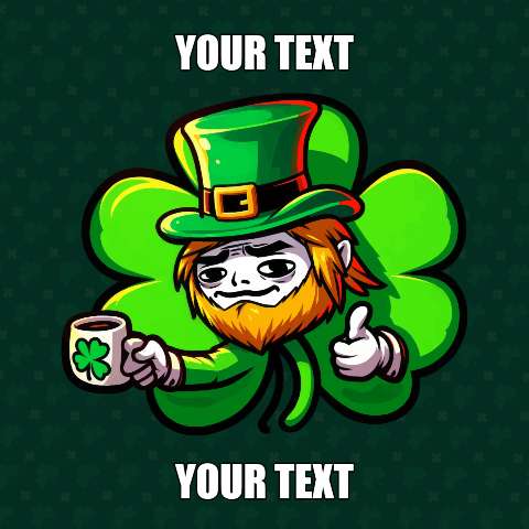 Preview for Lucky-leprechaun-template-stpatmeme-d233f