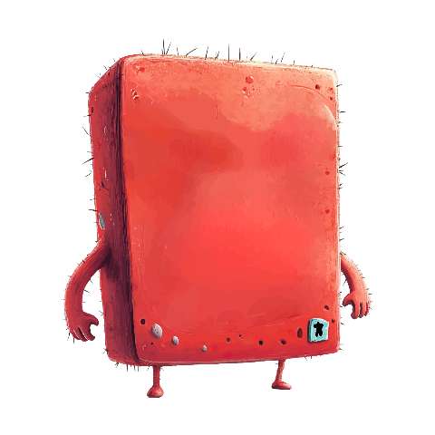 Preview for Red-cartoon-character-character-monster-template-ababe