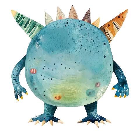 Preview for Pencil-monster-art-sculpture-whimsical-monster-template-051dc