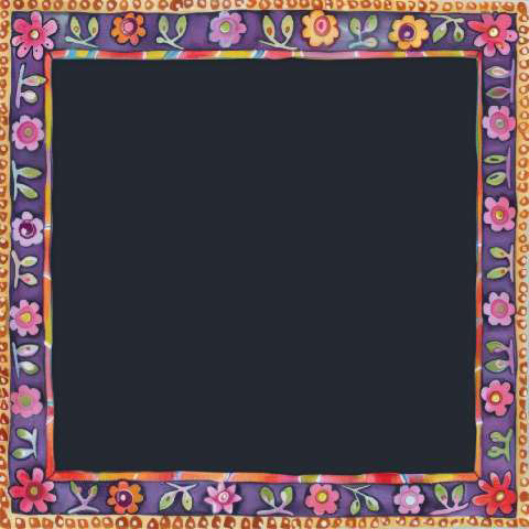 Preview for Floral-frame-template-spring-a56b3