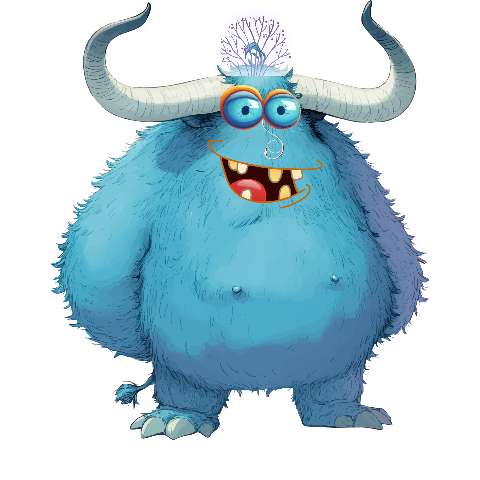 Preview for Sulley-cartoon-character-silly-monster-template-d1efa