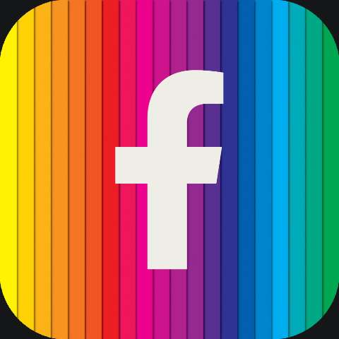 Preview for Facebook-logo-design-colorful-icon-template-37425