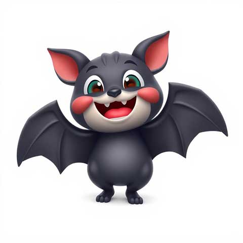 Preview for Cute-cartoon-bat-character-aiemojianimals-template-a872e