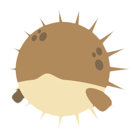Preview for Cartoon-pufferfish-illustration-emoji-animal-template-1f7de