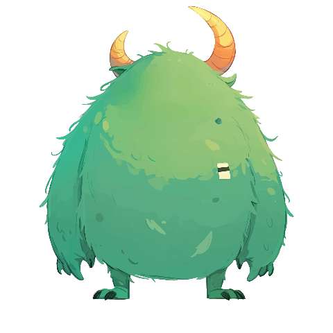 Preview for Green-monster-illustration-large-monster-template-d65d1