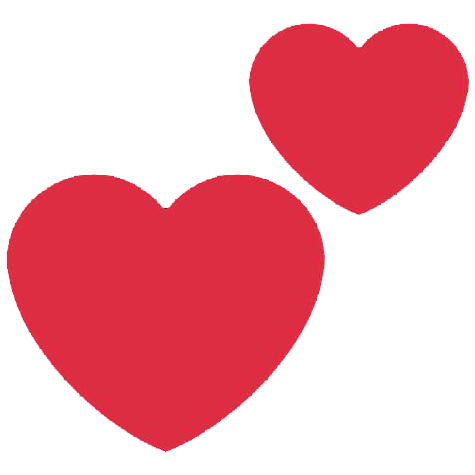 Preview for Two-red-hearts-love-emoji-template-fa87b