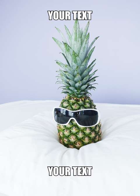 Preview for Pineapple-sunglasses-template-meme-classic-06357