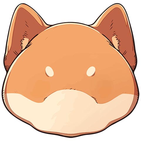 Preview for Shiba-inu-face-illustration-emoji-animal-template-60f49